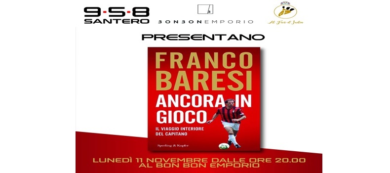 Franco Baresi presenta il suo libro ad Alessandria